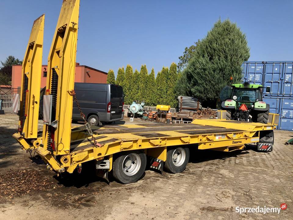 Przyczepa niskopodwozie 24t Strykowo