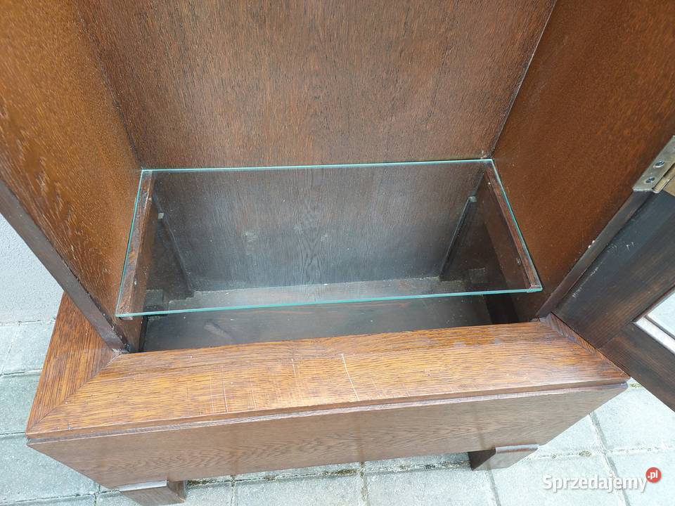 Stara witryna szafka art deco słupek lata 30te pomorskie Tczew sprzedam