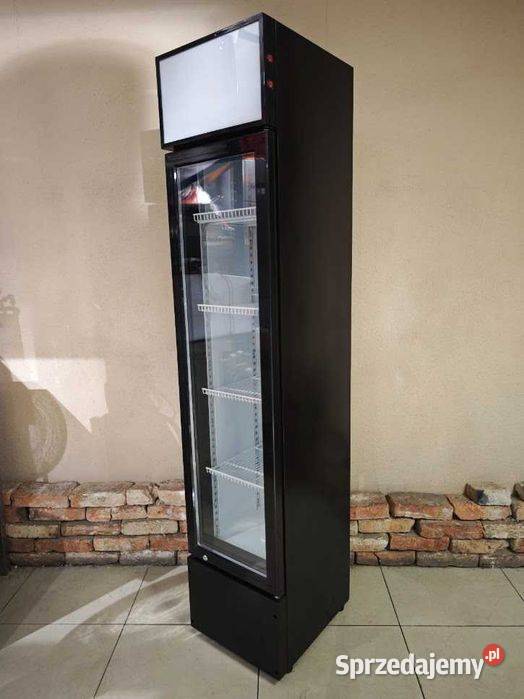 Witryna chłodnicza SLIM 155L 39 LED wąska Góra