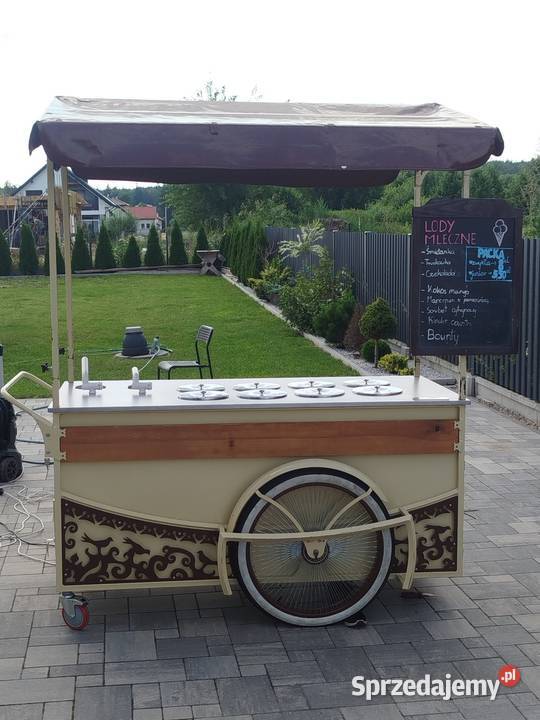 Rower gastronomiczny riksza z lodami Kleosin sprzedam