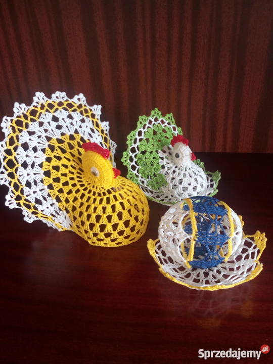 Kurki koszyczki szydełkowe ozdoby Pozostałe Zgierz