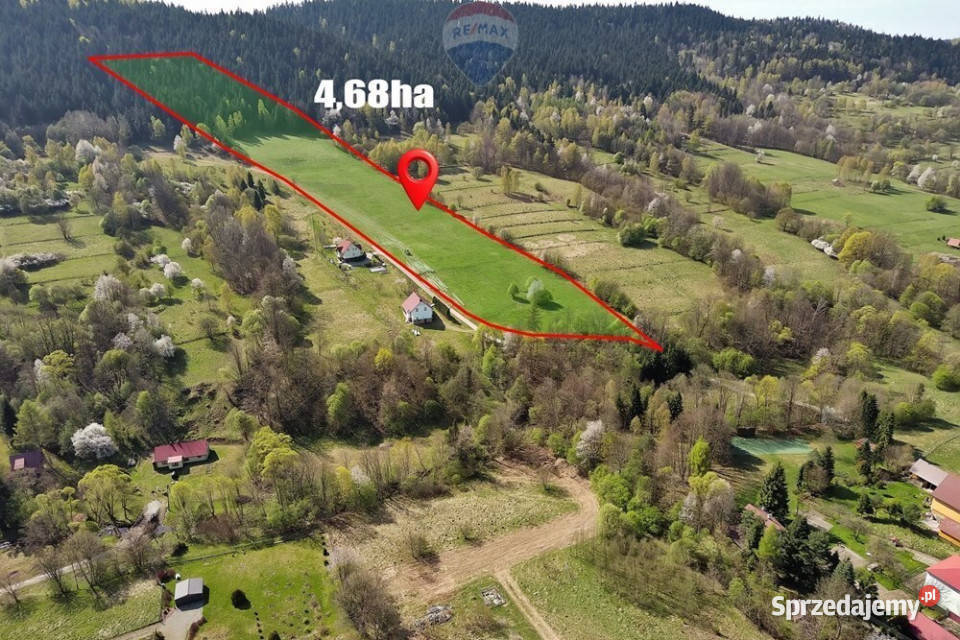 Działka 468 ha gór i Jeziora Żywieckiego Sprzedaż