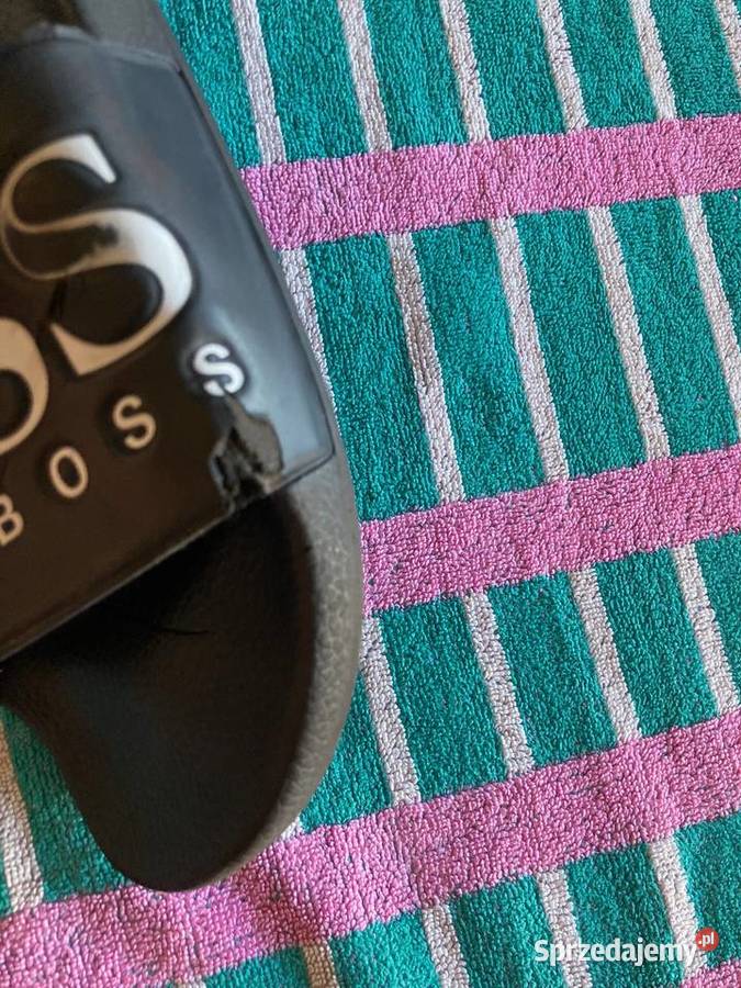 Klapki Hugo Boss czarne rozmiar 43 Elbląg