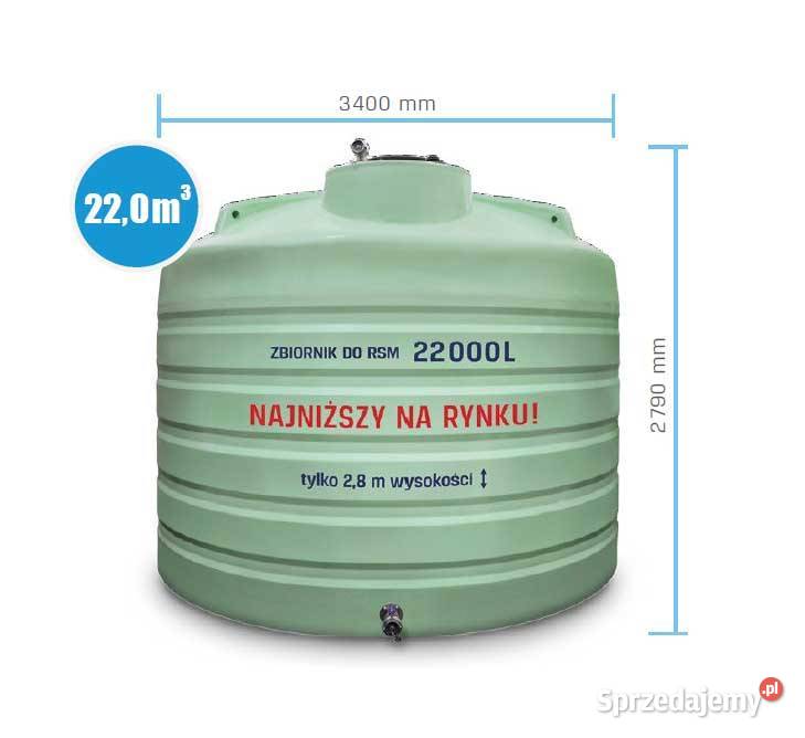 Zbiornik na RSM Agro Tank 22000L NOWY z DOSTAWĄ Rawicz