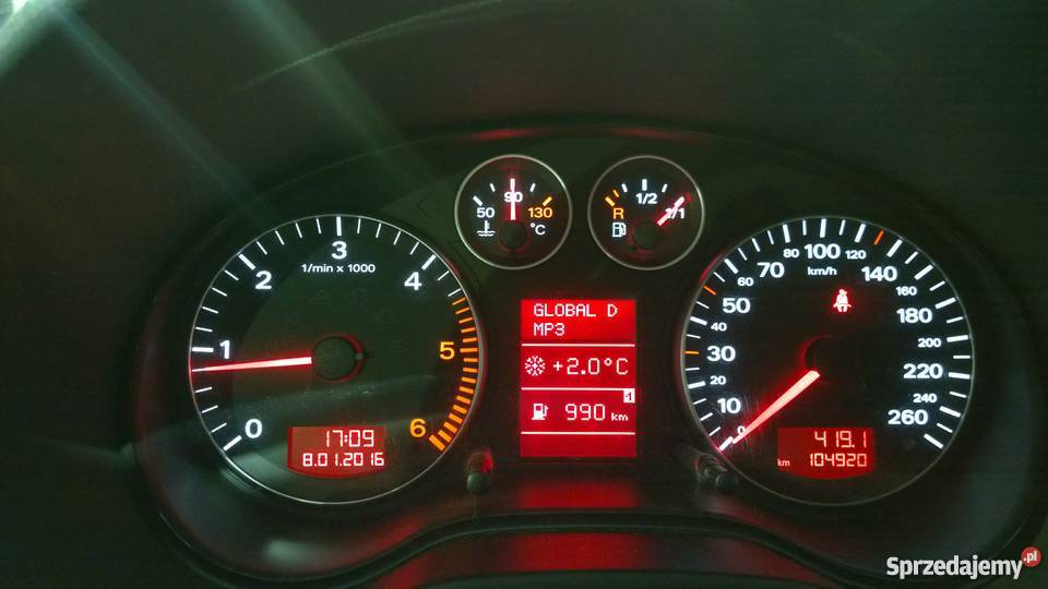 Audi A3 pełen SLINE historia ASO xenon LIFT A3 Wrocław