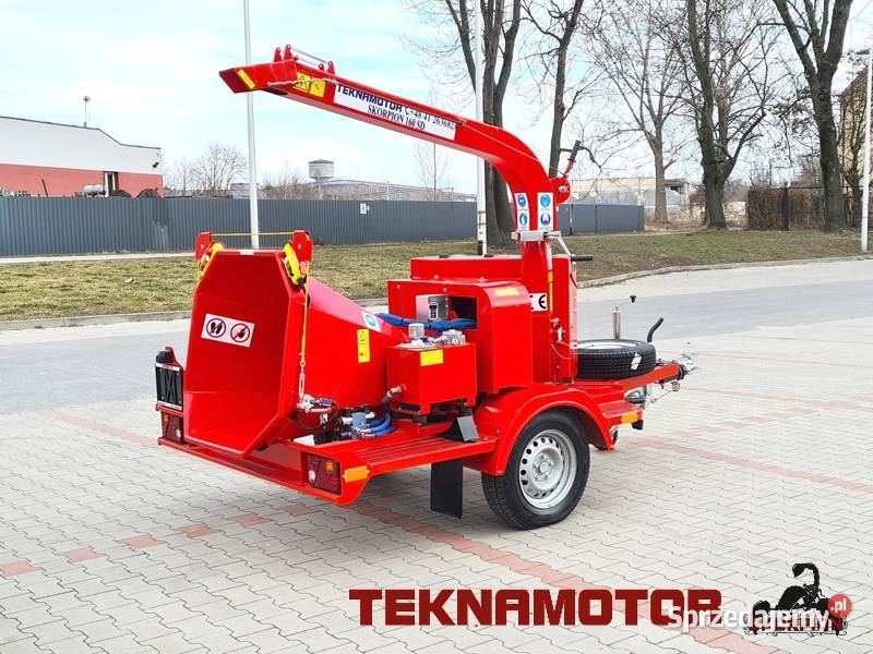 NOWY mobilny rębak tarczowy silnik BENZA Leśnictwo Ostrowiec Świętokrzyski