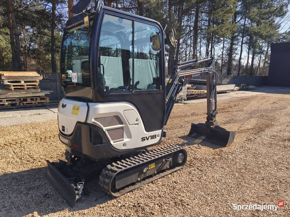 Yanmar SV18 Schaeff SV18 Minikoparka 39 mth Częstochowa