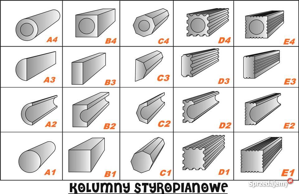 Styropianowa kolumna 125 82