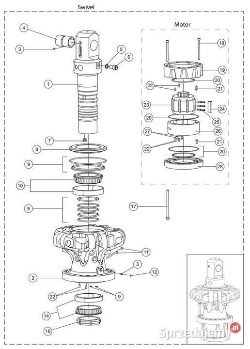 Uszczelnienie rotator Indexator IR25 GV6 i GV12 Oświęcim sprzedam