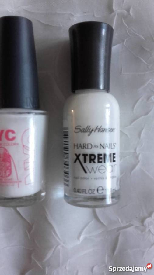 MARKOWA BAZA I BIAŁA MATOWA EMALIA DO PAZNOKCI Manicure, pedicure Kosmetyki i perfumy Piła