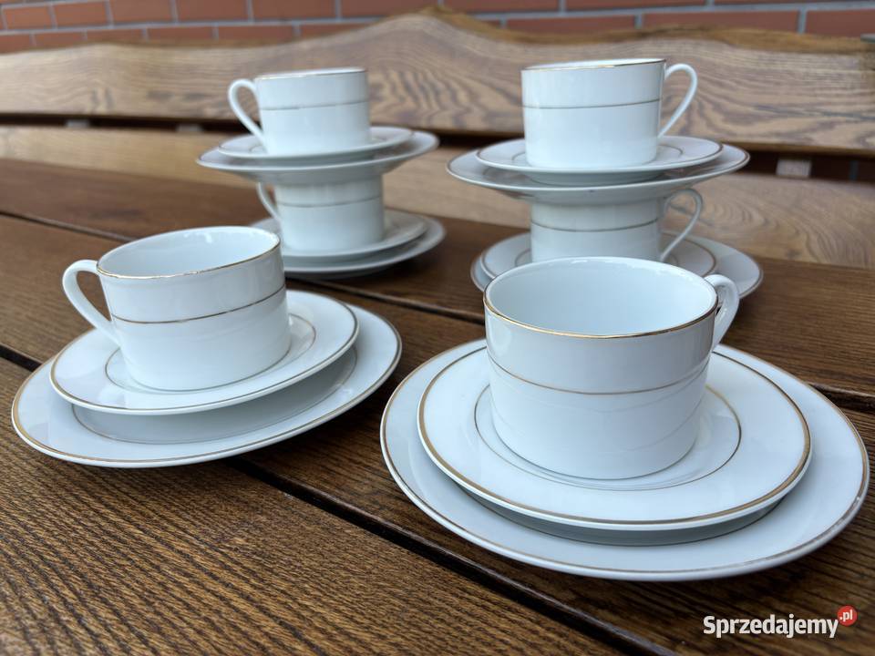 Porcelanowy komplet do kawy 6 osób 18 Legnica