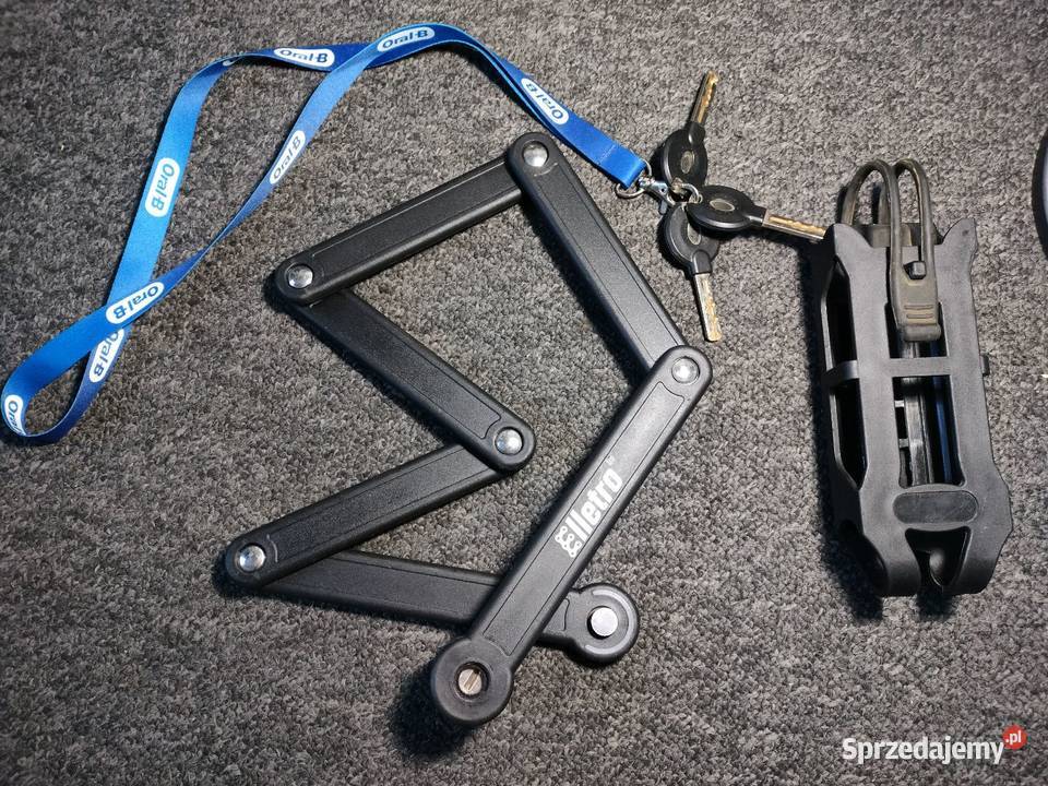 Zapięcie rowerowe metalowe z 3 kluczykami Części i akcesoria podkarpackie Majdan Sieniawski sprzedam