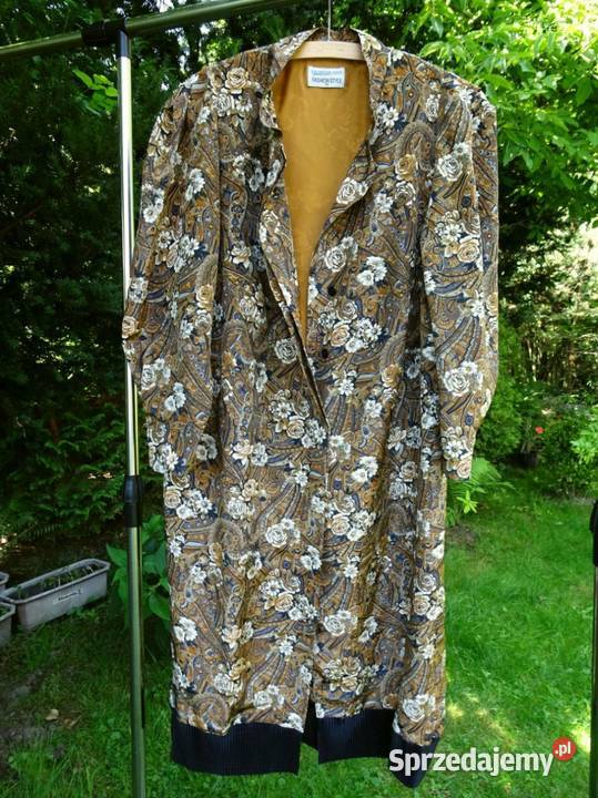 Płaszcz Płaszczyk wzorzysty letni Bufki 46 małopolskie