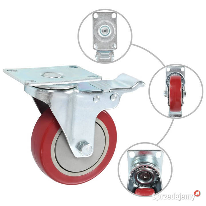 8 kółek skrętnych 100 mm WM278091 Warszawa sprzedam