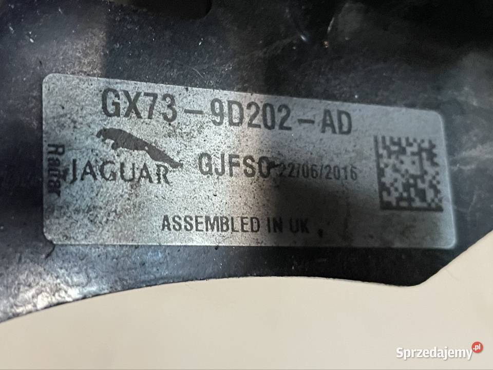 GX739D202 podstawa obudowa filtra paliwa Jaguar Rok produkcji 2016 Szczecin sprzedam