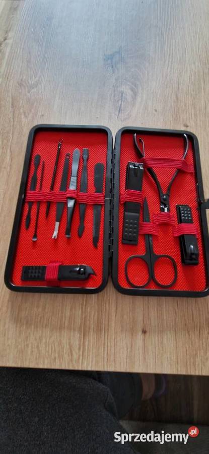 zestaw do manicure pedicure do paznokci 12el Pozostałe małopolskie sprzedam