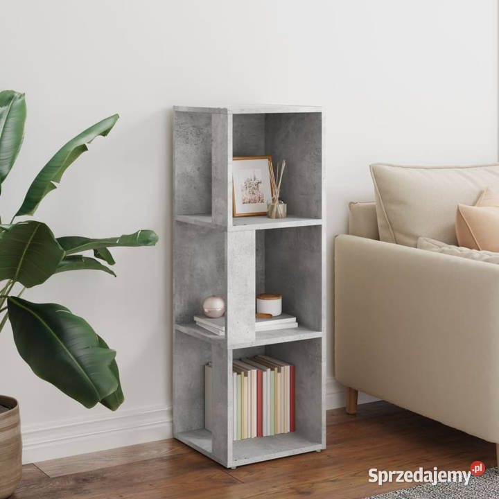 Szafka narożna szarość betonu 33x33x100 WM809030