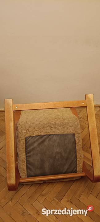 Fotel bujany z motywem liści Vintage 98cm Warszawa