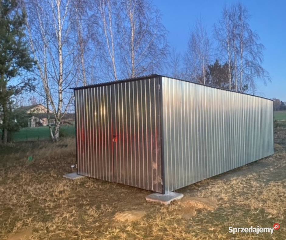 Garaż Blaszany na Budowę 3x5 4x5 OCYNK blacha Radom