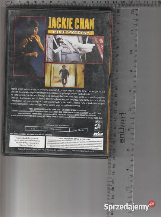 Moje wyczyny Jackie Chan DVD Pruszków
