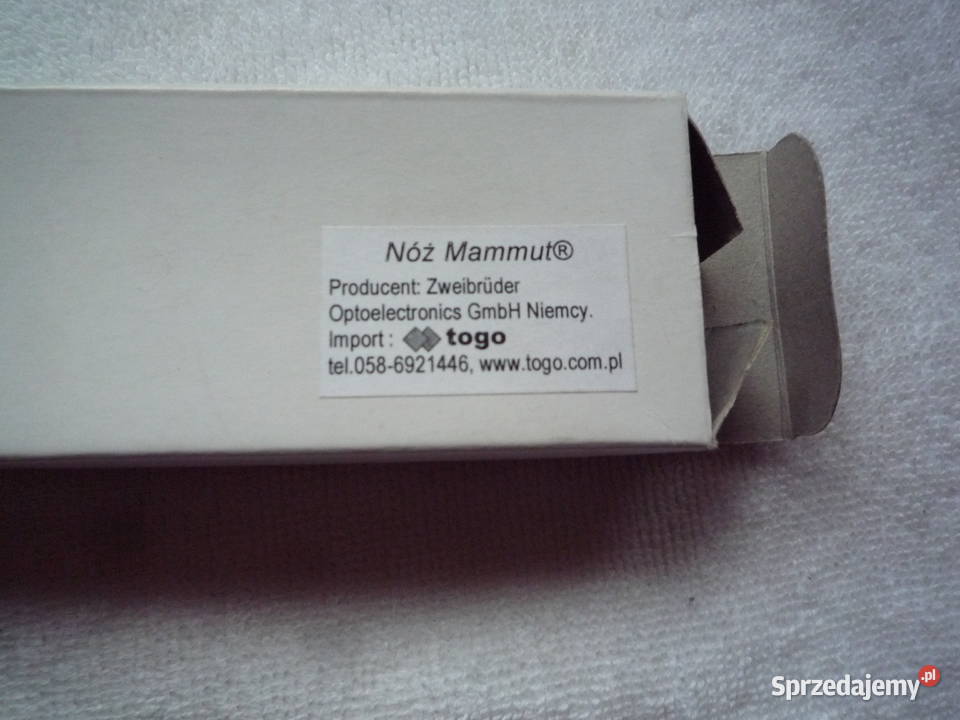 nóż do rzucania cold steel mammut