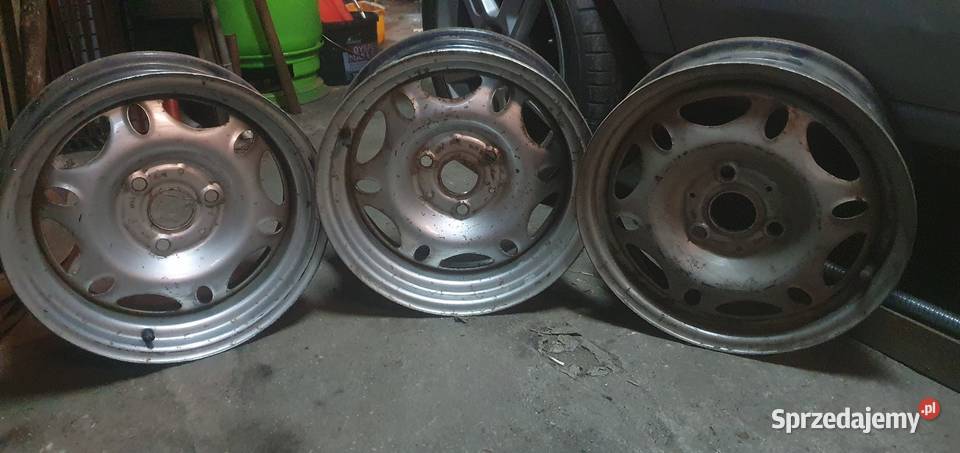 3x Felgi stalowe 15 3 śruby Smart WYSYŁKA Smart OE Pobiedziska