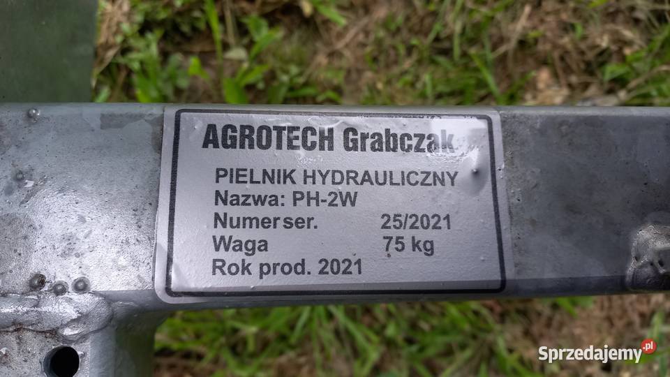 Pielnik hydrauliczny boczny z własną hydrauliką nieuszkodzony