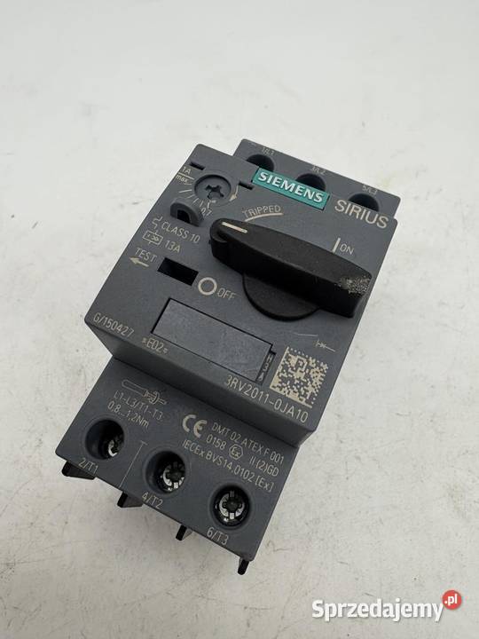 Siemens 3RV20110JA10 Wyłącznik silnikowy 071A