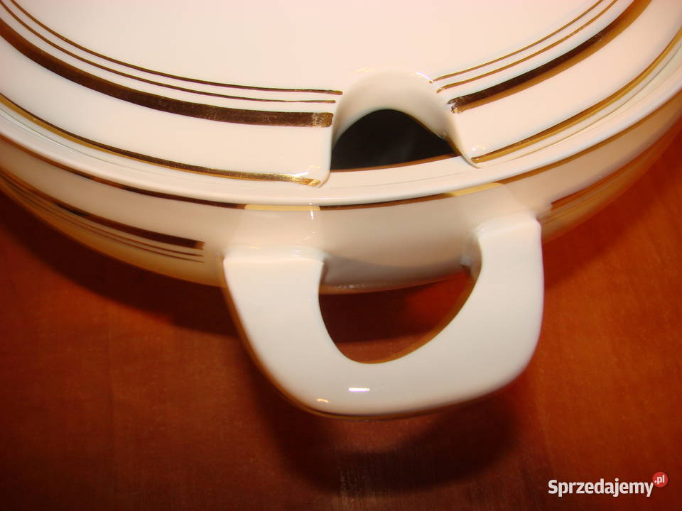 Chodzież porcelanowa waza PRL Pruszcz Gdański