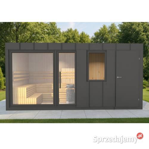 Sauna ogrodowa z pomieszczeniem gospodarczym Andrychów