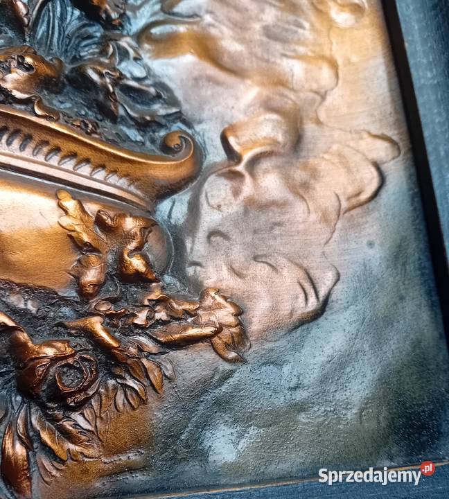 Obraz tłoczony w miedzianej blasze K Sterer Koźminek