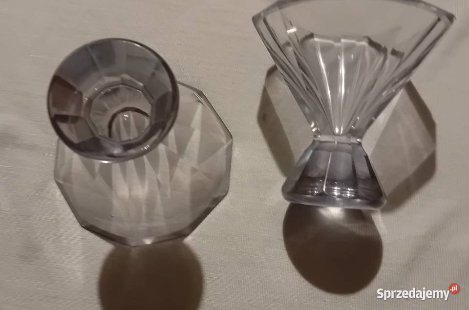 Komplet 6 kieliszków neodymowych art deco wielkopolskie Koźminek sprzedam