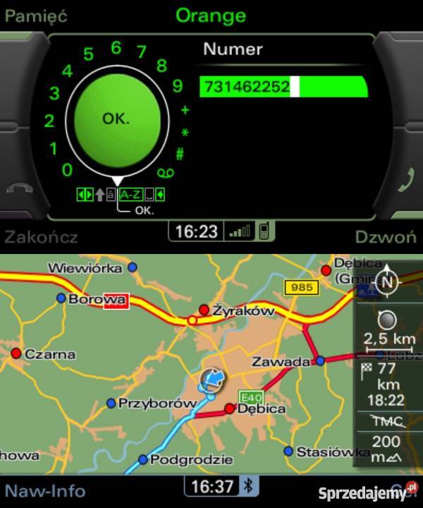 Audi Polskie Menu Lektor MMI 3G A4 A5 A6 A8 Q5 GPS i akcesoria sprzedam
