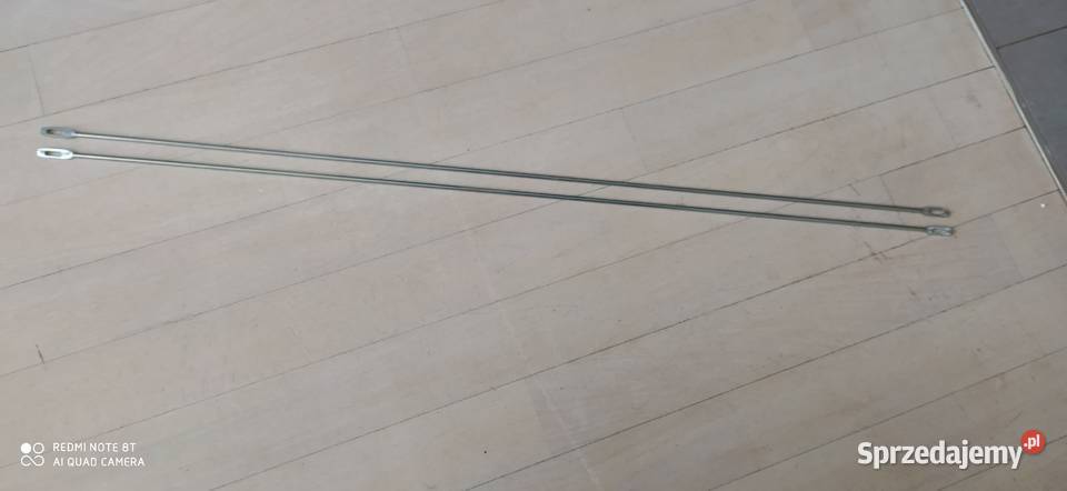 pręty metalowe 2 sztuki Budownictwo i akcesoria Poznań