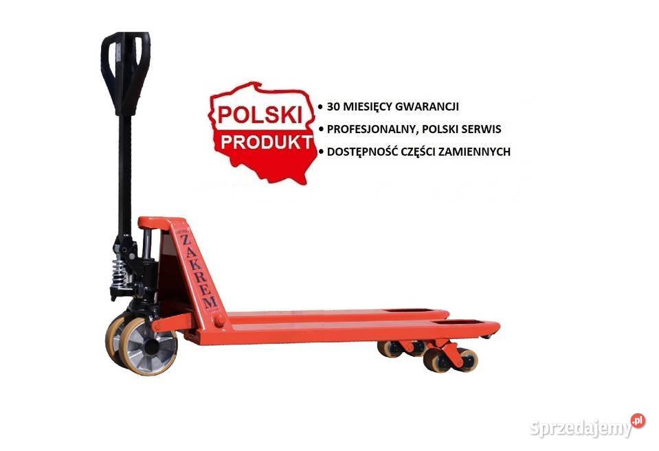 Ręczny wózek paletowy Polski Zakrem 1150mm Warszawa