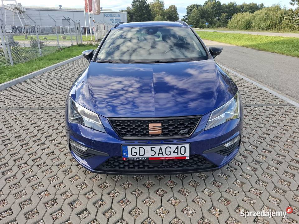 Seat Leon CUPRA 20 tfsi 300 4X4 Salon Polska Gdańsk