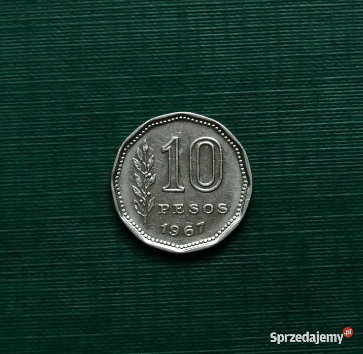 ARGENTYNA 10 peso 1967r Gliwice