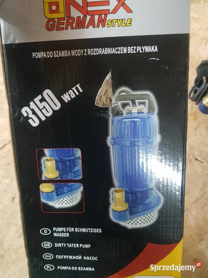 POMPA DO WODY BRUDNEJ CZYSTEJ SZAMBA ŚCIEKÓW Głogowa