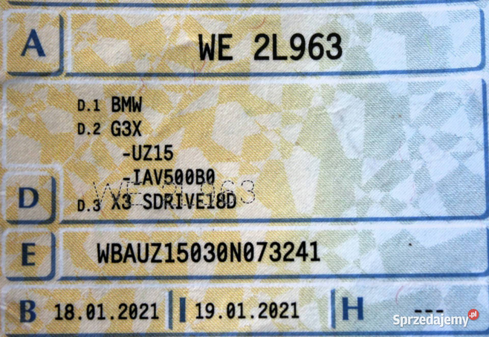 BMW X3 SalonPL FV23 ElKlapa Skóra GrzKierownica elektrochrom. lusterko wst. X3 sprzedam