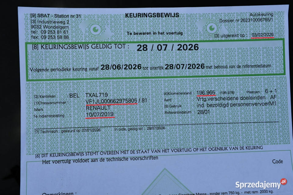 Renault Trafic 16dCi 7osób Winda Do przewozu lubelskie Hrubieszów sprzedam