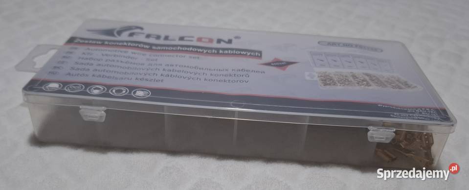 Zestaw konektorów samochodowych kablowych Falcon Czeladź sprzedam