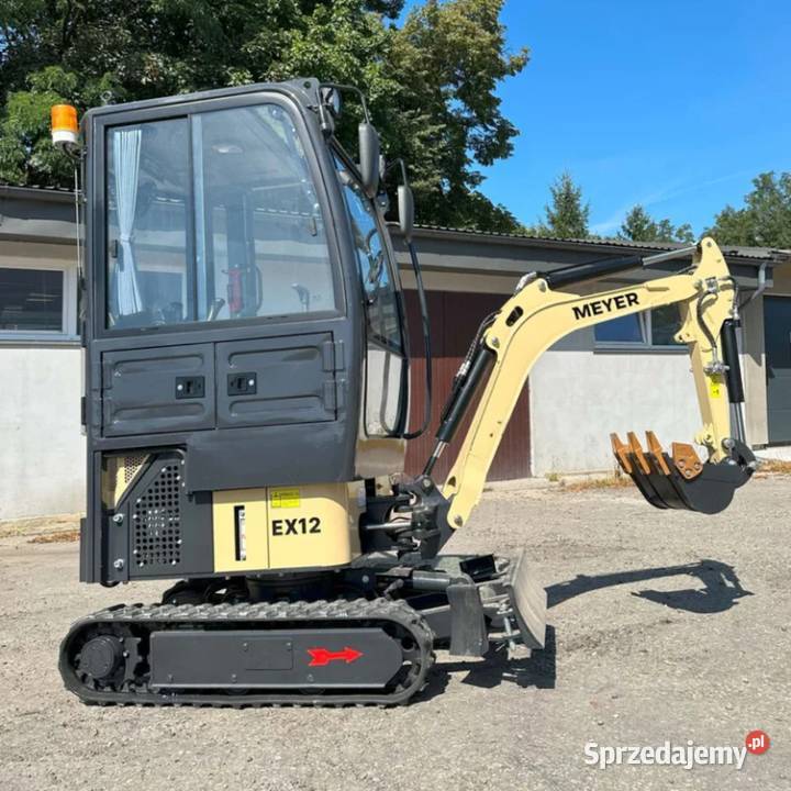 Minikoparka gąsienicowa MEYER EX12 z kabiną Gliwice