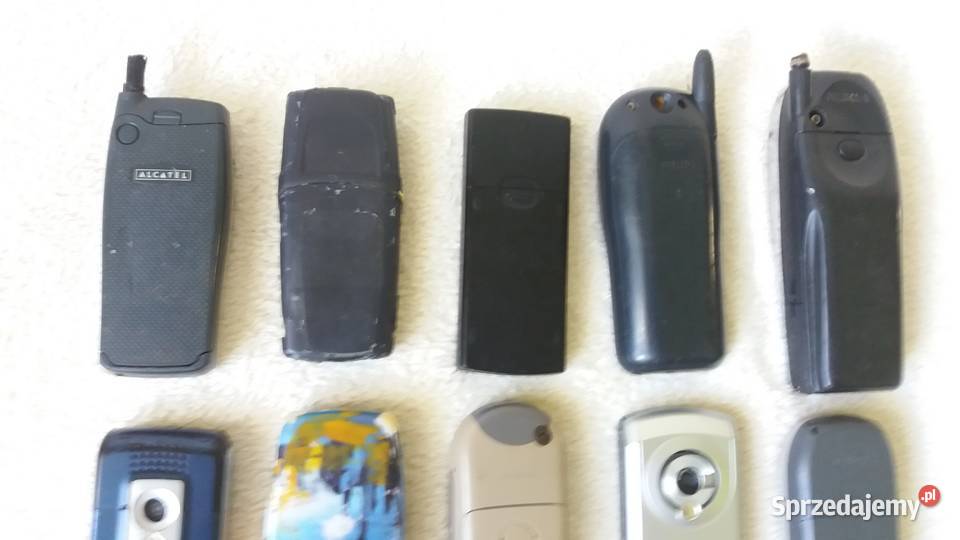 10 Stare telefony Nokia Philips Siemens Płońsk