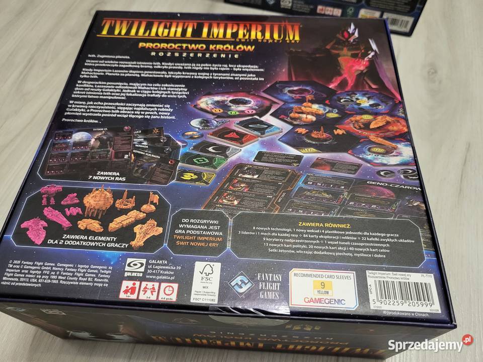 Twilight Imperium 4 edycja dwa dodatki Nowe Raciąż
