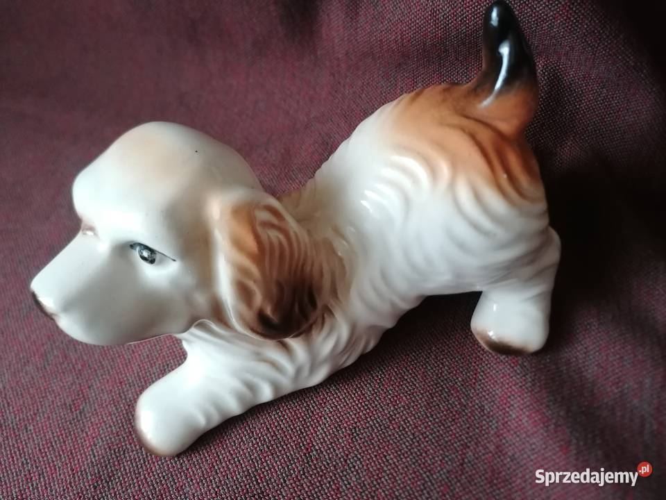 Porcelanowa figurka psa BeaglePies porcelanowy Łódź