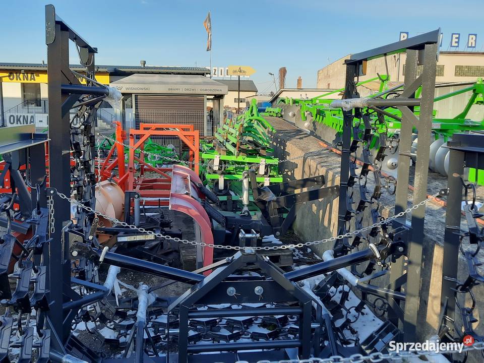 Włóka łąkowo polowa 6m 3rz Dwa siłowniki sprzedam