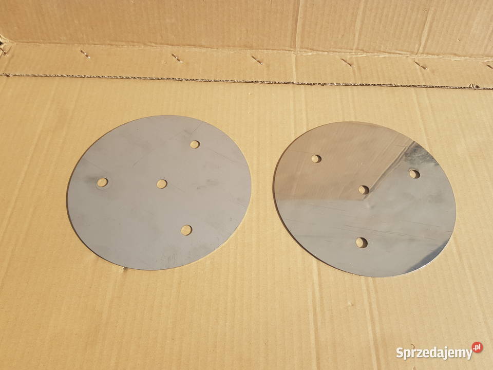 Podkładka do lampy płaska osłonka CHROM 170mm Warszawa