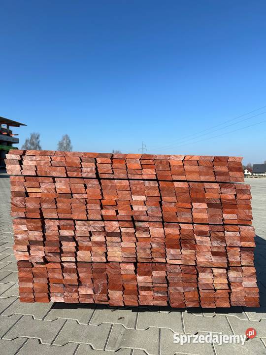 Deska elewacyjna drewniana padouk Fas KD 21x66mm dolnośląskie Prusice