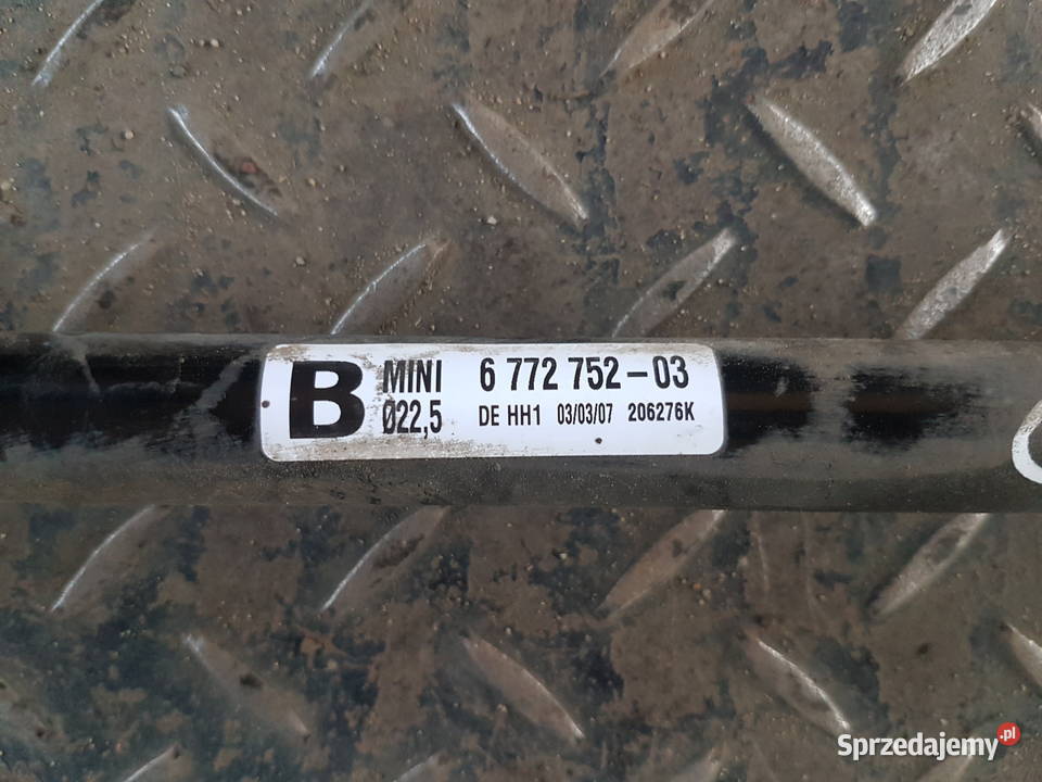 COOPER S R56 DRAZEK STABILIZACYJNY 6772752 wielkopolskie Turek