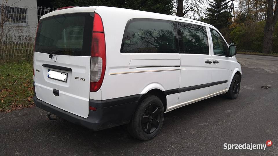 mercedes vito 2007r 22 cdi 6 osobowy long długi Szczecin